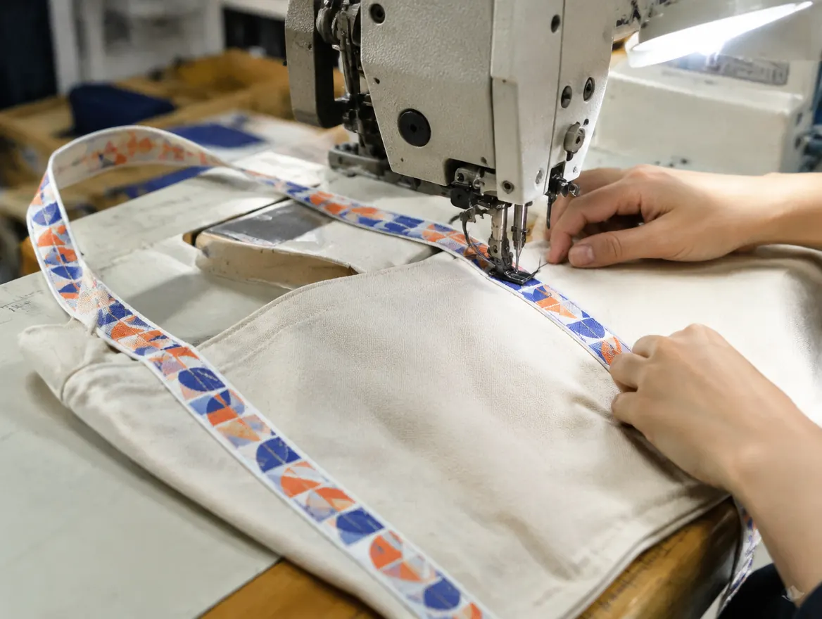 Fettucce stampate personalizzate e nastri tessili — 2
