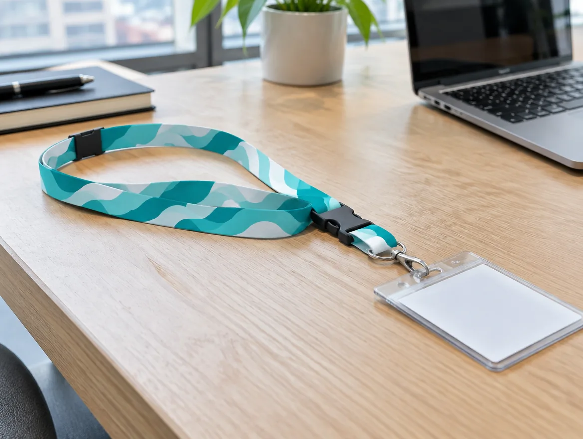 Keycords met klikgesp en eigen opdruk