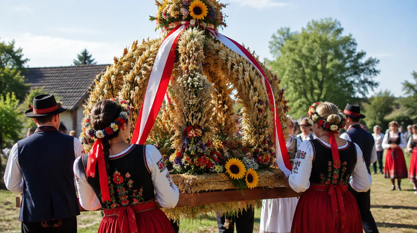 Opaski, smycze i wstążki na dożynki