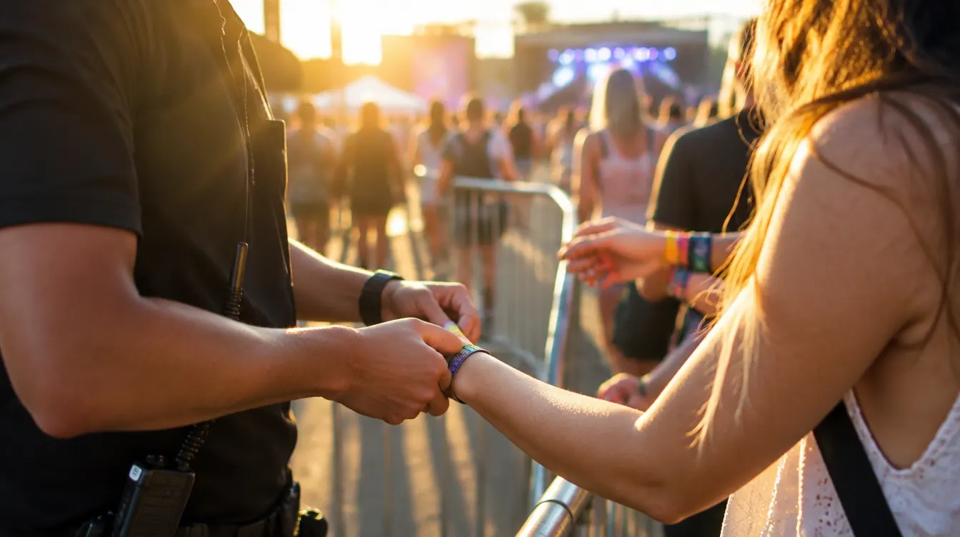 Festivalio apyrankės su spauda