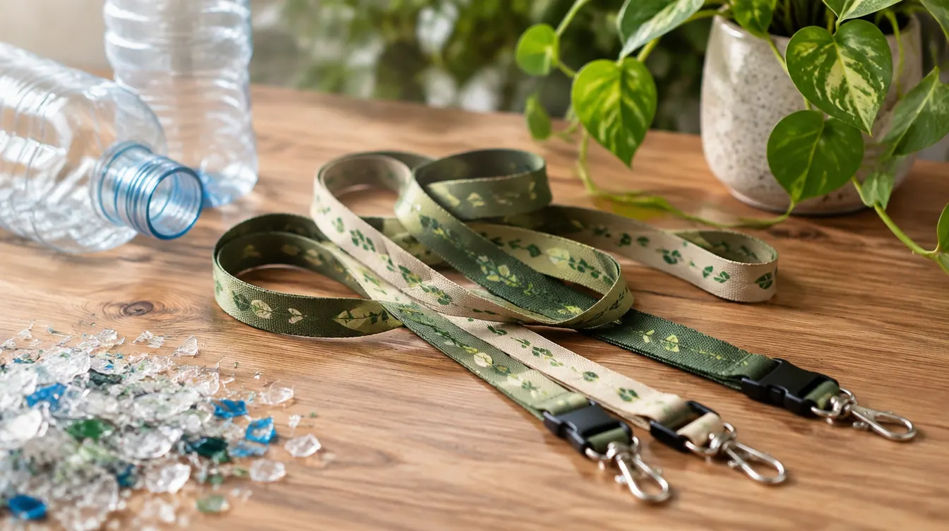 Keycords van gerecycled polyester (rPET)