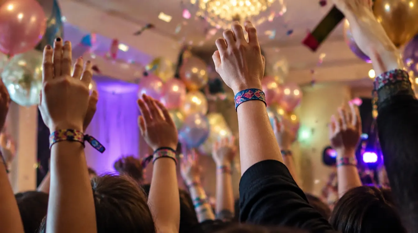 Braccialetti personalizzati per compleanni, 18 anni e feste private